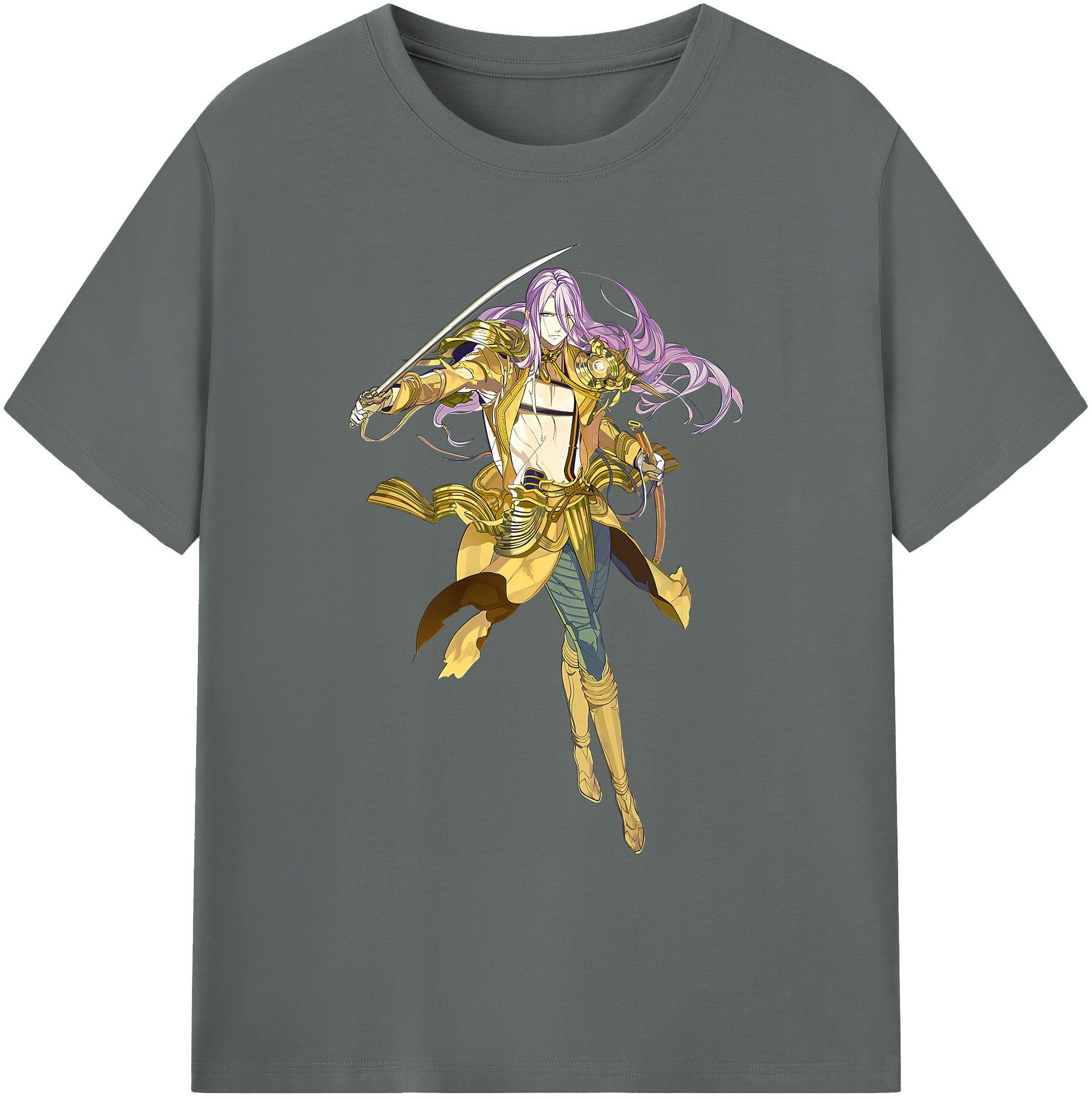 （画像用） 刀剣乱舞 Touken Ranbu 綿100％ メンズ半袖Tシャツ｜肌触りやわらか＆通気性